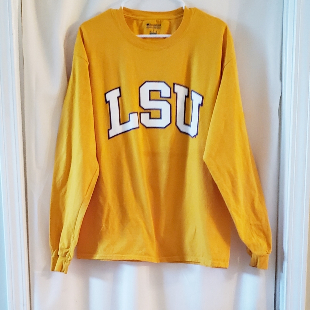 Champion Authentic Activewear pullover long sleeve tee shirt